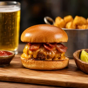 Kids Bacon Cheese Burger